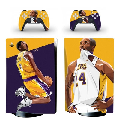 Basketball Kobe Bryant decal skin for PS5 Disc Edition Console and two Controllers