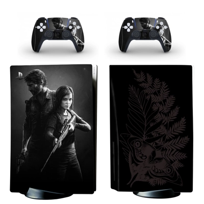The Last of Us decal skin for PS5 Disc Edition Console and two Controllers