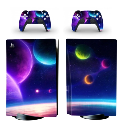Universe Space decal skin for PS5 Disc Edition Console and.. Universe Space decal skin for PS5 Disc Edition Console and..