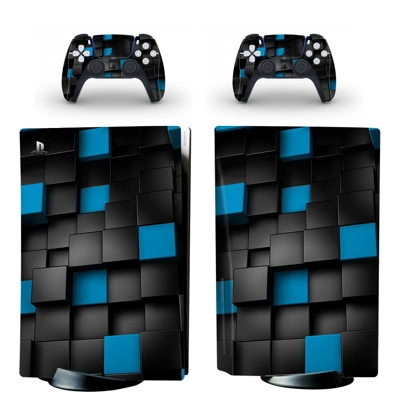 Neutral Geometric decal skin for PS5 Disc Edition Console .. Neutral Geometric decal skin for PS5 Disc Edition Console ..