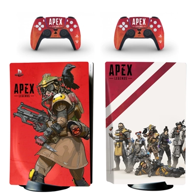 Apex Legends decal skin for PS5 Disc Edition Console and two Controllers