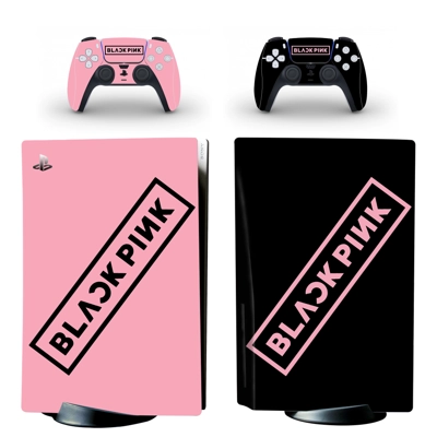 Blackpink decal skin for PS5 Disc Edition Console and two .. Blackpink decal skin for PS5 Disc Edition Console and two ..