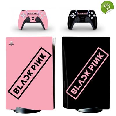 Blackpink decal skin for PS5 Disc Edition Console and two .. Blackpink decal skin for PS5 Disc Edition Console and two ..