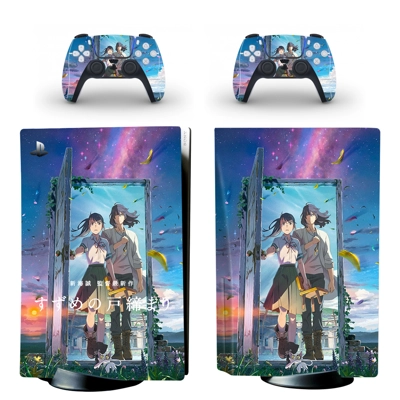 Journey of Suzuya decal skin for PS5 Disc Edition Console and two Controllers