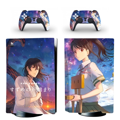 Journey of Suzuya decal skin for PS5 Disc Edition Console .. Journey of Suzuya decal skin for PS5 Disc Edition Console ..