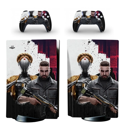 Atomic Heart decal skin for PS5 Disc Edition Console and t.. Atomic Heart decal skin for PS5 Disc Edition Console and t..
