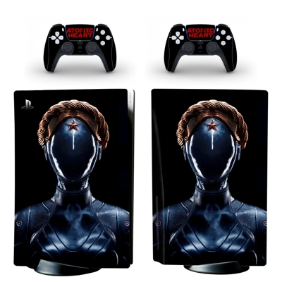 Atomic Heart decal skin for PS5 Disc Edition Console and t.. Atomic Heart decal skin for PS5 Disc Edition Console and t..