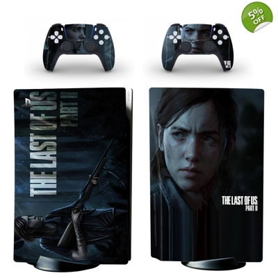 The Last of Us decal skin for PS5 Disc Edition Console and two Controllers