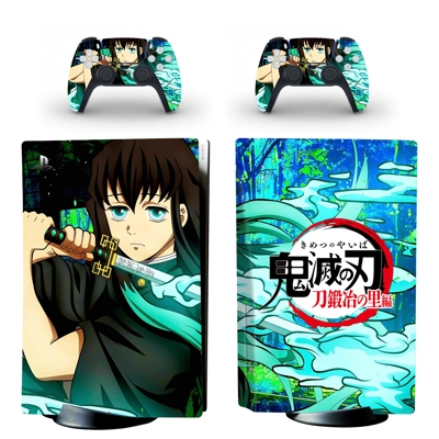 Demon Slayer decal skin for PS5 Disc Edition Console and t.. Demon Slayer decal skin for PS5 Disc Edition Console and t..