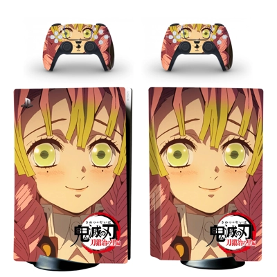 Demon Slayer decal skin for PS5 Disc Edition Console and t.. Demon Slayer decal skin for PS5 Disc Edition Console and t..