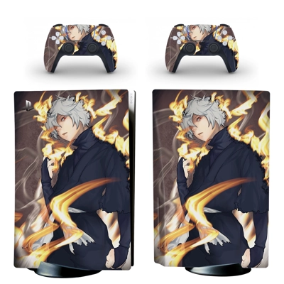 Hell's Paradise Jigokuraku decal skin for PS5 Disc Edition Console and two Controllers