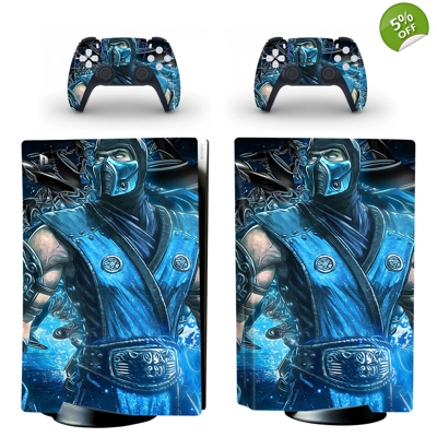 Mortal Kombat decal skin for PS5 Disc Edition Console and .. Mortal Kombat decal skin for PS5 Disc Edition Console and ..