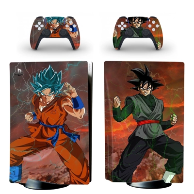 Dragon Ball decal skin for PS5 Disc Edition Console and two Controllers