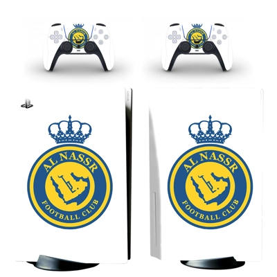 Al Nassr FC decal skin for PS5 Disc Edition Console and tw.. Al Nassr FC decal skin for PS5 Disc Edition Console and tw..