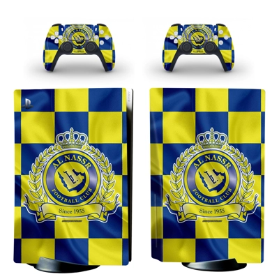 Al Nassr FC decal skin for PS5 Disc Edition Console and tw.. Al Nassr FC decal skin for PS5 Disc Edition Console and tw..