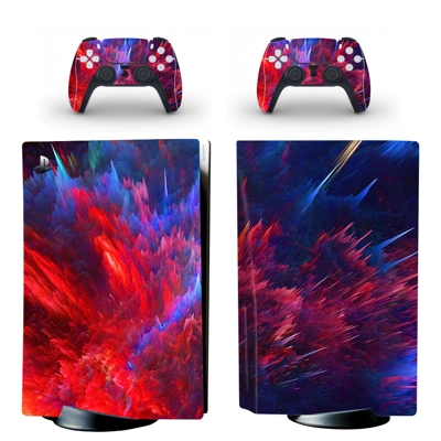 Nebula decal skin for PS5 Disc Edition Console and two Con.. Nebula decal skin for PS5 Disc Edition Console and two Con..