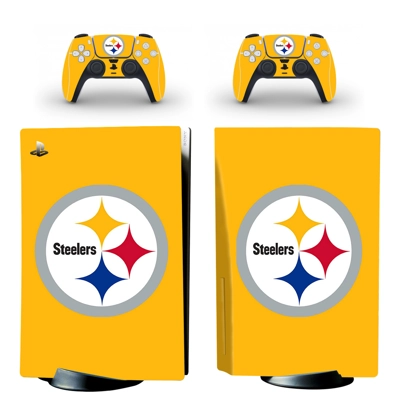 Pittsburgh Steelers decal skin for PS5 Disc Edition Consol.. Pittsburgh Steelers decal skin for PS5 Disc Edition Consol..