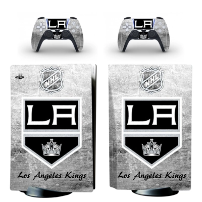 Los Angeles Kings decal skin for PS5 Disc Edition Console .. Los Angeles Kings decal skin for PS5 Disc Edition Console ..