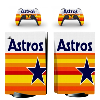 Houston Astros Baseball decal skin for PS5 Disc Edition Co.. Houston Astros Baseball decal skin for PS5 Disc Edition Co..