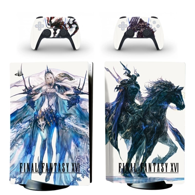 Final Fantasy 16 decal skin for PS5 Disc Edition Console a.. Final Fantasy 16 decal skin for PS5 Disc Edition Console a..
