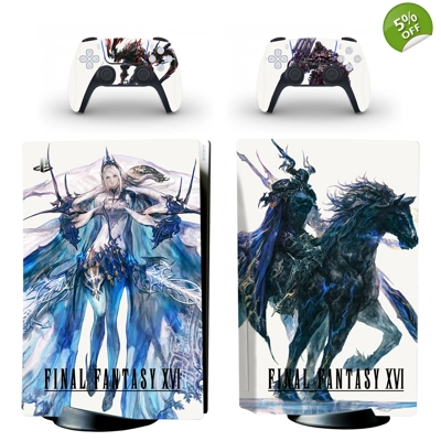 Final Fantasy 16 decal skin for PS5 Disc Edition Console a.. Final Fantasy 16 decal skin for PS5 Disc Edition Console a..