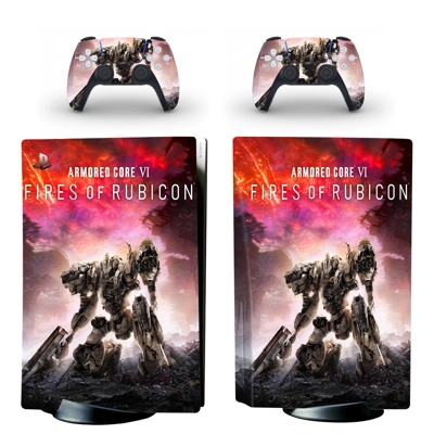 Armored Core 6 decal skin for PS5 Disc Edition Console and.. Armored Core 6 decal skin for PS5 Disc Edition Console and..