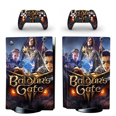Baldur's Gate 3 decal skin for PS5 Disc Edition Console an.. Baldur's Gate 3 decal skin for PS5 Disc Edition Console an..