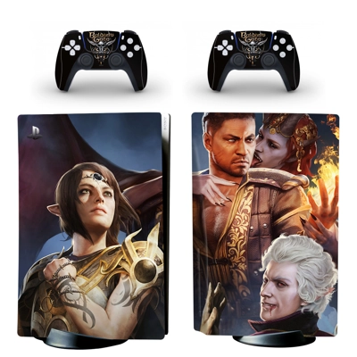 Baldur's Gate 3 decal skin for PS5 Disc Edition Console an.. Baldur's Gate 3 decal skin for PS5 Disc Edition Console an..