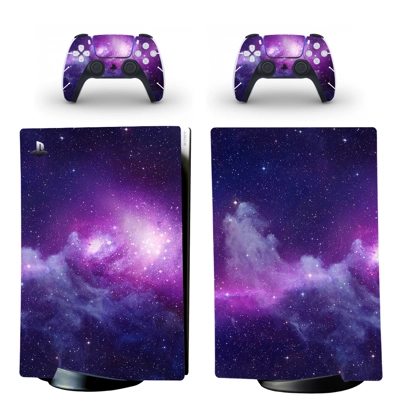 Starry Sky decal skin for PS5 Digital Console and two Cont.. Starry Sky decal skin for PS5 Digital Console and two Cont..