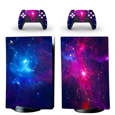 Starry Sky decal skin for PS5 Digital Console and two Cont.. Starry Sky decal skin for PS5 Digital Console and two Cont..