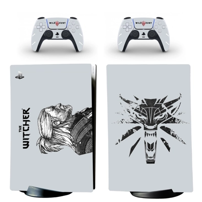 The Witcher Wild Hunt decal skin for PS5 Digital Console a.. The Witcher Wild Hunt decal skin for PS5 Digital Console a..