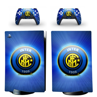 Inter Milan decal skin for PS5 Digital Console and two Con.. Inter Milan decal skin for PS5 Digital Console and two Con..