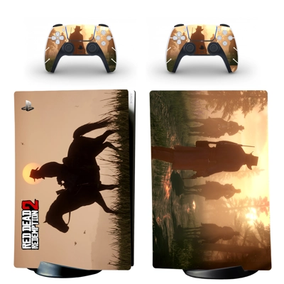 Red Dead Redemption 2 decal skin for PS5 Digital Console a.. Red Dead Redemption 2 decal skin for PS5 Digital Console a..