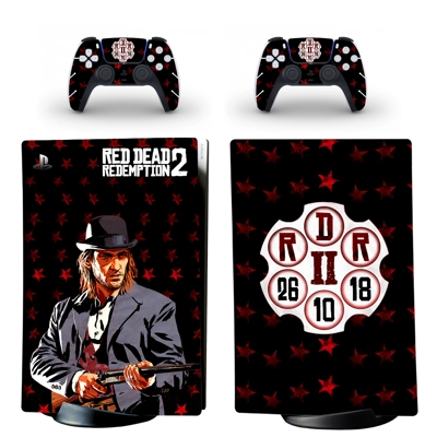 Red Dead Redemption 2 decal skin for PS5 Digital Console a.. Red Dead Redemption 2 decal skin for PS5 Digital Console a..
