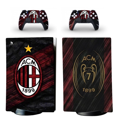 AC Milan decal skin for PS5 Digital Console and two Contro.. AC Milan decal skin for PS5 Digital Console and two Contro..