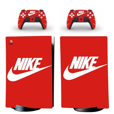 Nike decal skin for PS5 Digital Console and two Controllers Nike decal skin for PS5 Digital Console and two Controllers