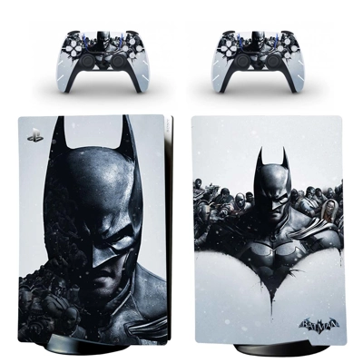 Batman decal skin for PS5 Digital Console and two Controll.. Batman decal skin for PS5 Digital Console and two Controll..
