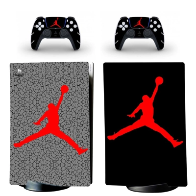 Air Jordan decal skin for PS5 Digital Console and two Cont.. Air Jordan decal skin for PS5 Digital Console and two Cont..