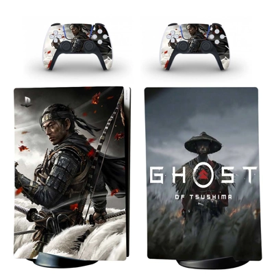 Ghost of Tsushima decal skin for PS5 Digital Console and t.. Ghost of Tsushima decal skin for PS5 Digital Console and t..