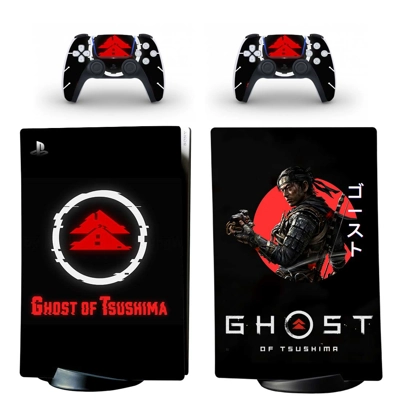 Ghost of Tsushima decal skin for PS5 Digital Console and t.. Ghost of Tsushima decal skin for PS5 Digital Console and t..