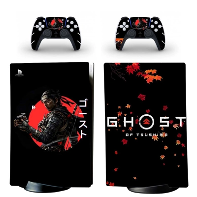 Ghost of Tsushima decal skin for PS5 Digital Console and t.. Ghost of Tsushima decal skin for PS5 Digital Console and t..