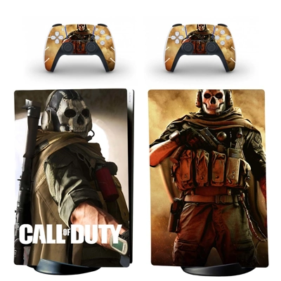 Call of Duty decal skin for PS5 Digital Console and two Co.. Call of Duty decal skin for PS5 Digital Console and two Co..