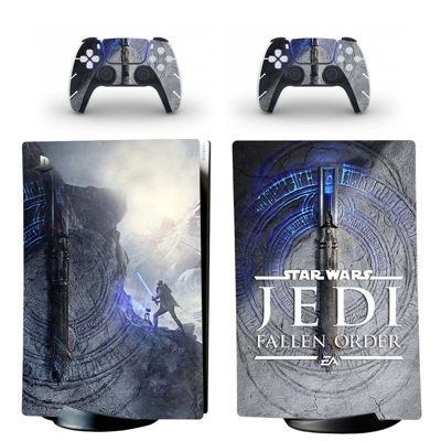 Star Wars decal skin for PS5 Digital Console and two Contr.. Star Wars decal skin for PS5 Digital Console and two Contr..