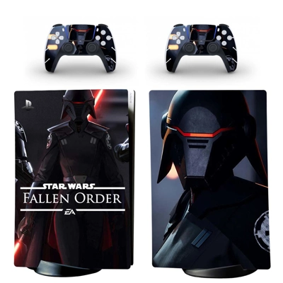 Star Wars decal skin for PS5 Digital Console and two Contr.. Star Wars decal skin for PS5 Digital Console and two Contr..
