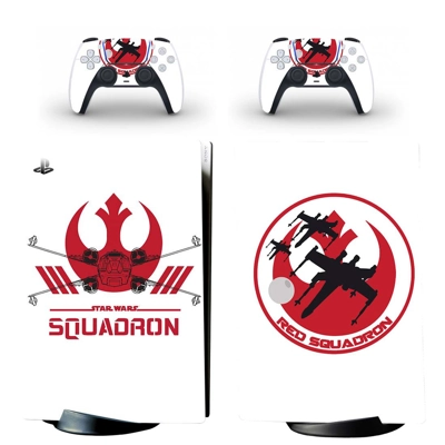 Star Wars decal skin for PS5 Digital Console and two Contr..