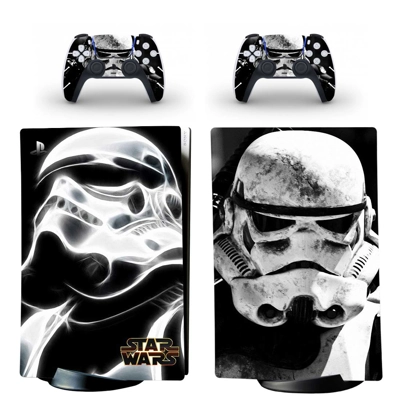 Star Wars decal skin for PS5 Digital Console and two Contr.. Star Wars decal skin for PS5 Digital Console and two Contr..