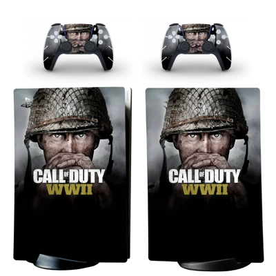 Call of Duty decal skin for PS5 Digital Console and two Controllers