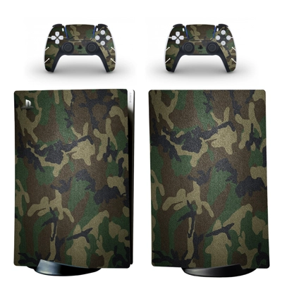 Camouflage Texture decal skin for PS5 Digital Console and ..