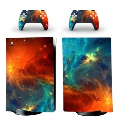 Starry Sky decal skin for PS5 Digital Console and two Cont.. Starry Sky decal skin for PS5 Digital Console and two Cont..