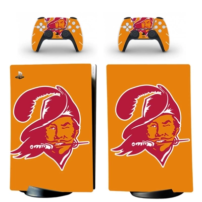 Tampa Bay Buccaneers decal skin for PS5 Digital Console an..